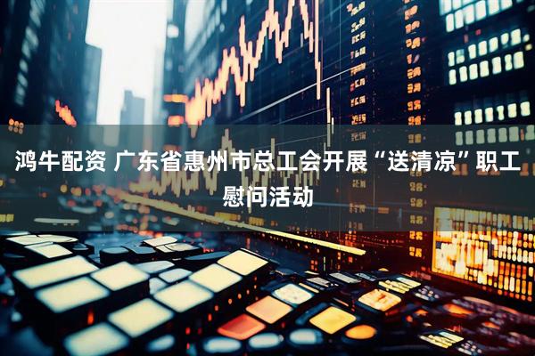 鸿牛配资 广东省惠州市总工会开展“送清凉”职工慰问活动