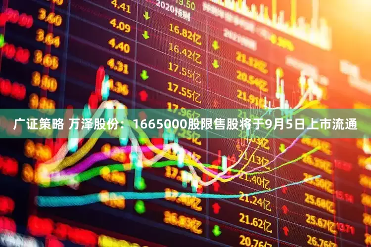 广证策略 万泽股份：1665000股限售股将于9月5日上市流通